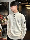 ニュアンスパーマ ダウンパーマ センターパート 新宿 南川聖華