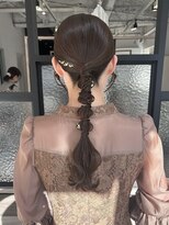 ジャストビューティマカロン 上大岡(Just Beauty macaron)&nbsp;【 mio 】タイト編み下ろし/お呼ばれアレンジ