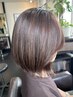 明るい白髪染め&カット 