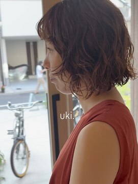 ウキ(uki.) ボブパーマ