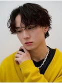 ニュアンスパーマ/波巻きツイストスパイラル[新宿/メンズ/men's]