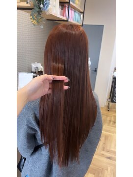 ヘアルーム クオーレ(hair room Cuore) orange_brown