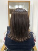 ★廣中優奈★20代30代外ハネ ベージュ