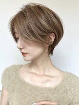 エニ 自由が丘(ENi) ミルクティーブロンド/ワンホンレイヤー/ニュアンスウルフ