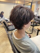 アールヘア(ar hair)&nbsp;【茨木大人ヘア】大人ショートヘアーのパーマスタイル