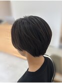 ショートヘア/センターパート/ハンサムショート/木更津