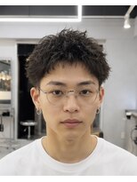 メンズ ドルチェ(men's Dolce)&nbsp;ツイストパーマ×束感ショート｜無造作な動きを出したい方へ