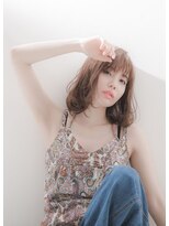 ヘアーカラープラス 都賀店(PLUS) ナチュラル外ハネロブ