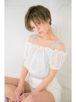 パルフェ ヘアー バイ オーク 九大学研都市(parfait hair byOAK)&nbsp;外国人風COOLショート