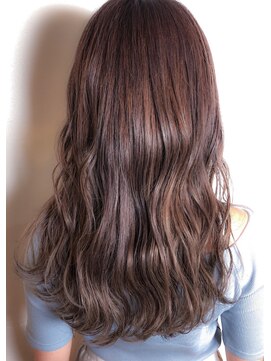 フロート 小阪店(float) マロンブラウン_マロンベージュ Aラインボブ かきあげ