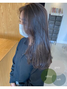 トリート 西船橋店(TREAT) 大人巻き×グレージュ