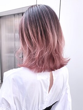 アイティーバイアルバム 八王子店(IT by ALBUM) くびレイヤーホワイトピンクベビーピンク_ba328971