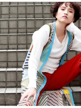 リブロ 三軒茶屋(LIBRO) ヒッピー×ボブパーマ