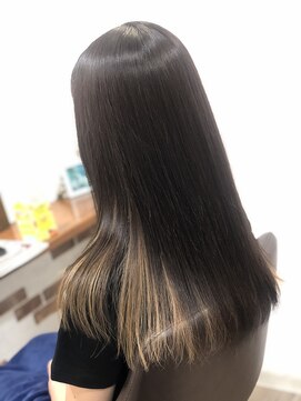 美容室 カノン(Kanon) インナーブリーチの縮毛矯正