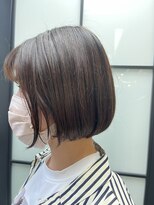 ジュイール(jouir) 愛され丸みボブ/アッシュブラック[20代30代]