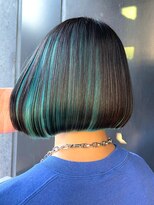 マックス フォー ヘアー(MAX FOR HAIR) 【デザインカラー】綺麗なボブ×高めインナーカラー◎