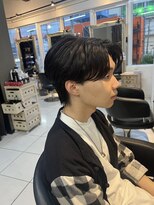 アイズ 海老名(AIZU) ニュアンスパーマ カルマパーマ 韓国風センターパートウルフ