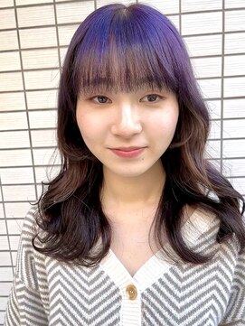 プール(POOL) 【TAISEI】カット+ツートン(バイオレット)デザインカラー