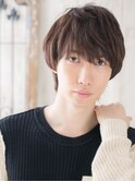 ナチュラル甘めマットブラウンのソフトマッシュスタイルV北浦和