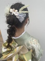 美容室 アイディー i-dee ポニースタイル