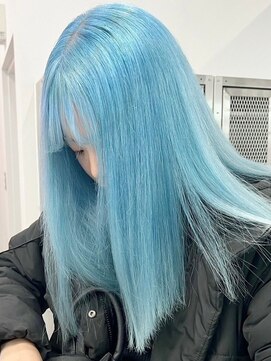 ウィコ 新宿(WICO) ペールブルー☆[新宿駅/イメチェン/レッドブラウン]