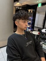 アイズ 海老名(AIZU)&nbsp;スペインカール　プードルパーマ　フェードカット　メンズカット