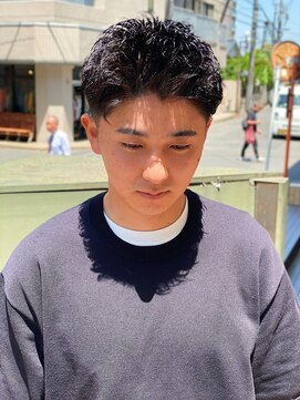 スウェル 船橋店(Swell) ダークアッシュ/アッシュブラック/カルマパーマ/ベリーショート