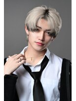 リップス 表参道店(LIPPS)&nbsp;韓国センターパート【エンドカラー】ハイトーンウルフ