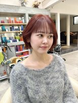 ロンドイディールバンダイ 新潟万代(Lond ideal)&nbsp;デザインカラー/ボブ/韓国/前髪/顔周り/レイヤーカット/新潟万代