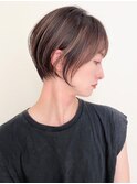 大人ショートヘア/ハイライトカラー/イルミナカラー【国分寺】