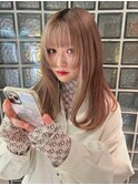 前髪/アンブレラカラー/こなれミディ/イメチェン/ウェーブパーマ