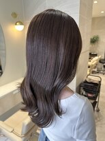 ミズチャーム(Ms.CHARM)&nbsp;こなれミデイメチェンくびれレイヤー前髪ウェーブパーマ