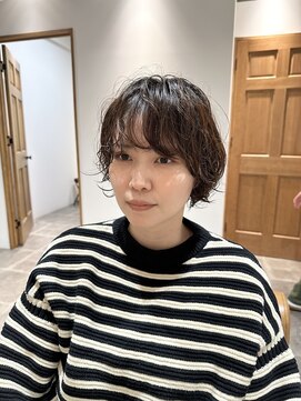 スーリール 高城店(Sourire) マッシュ/sourire高城/パーマ/マッシュショート/ショート