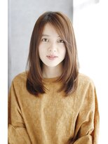 シュシュット(chouchoute)&nbsp;ワンレンボブルフ小顔ネビージュブリーチ縮毛矯正黒髪質改善/066