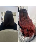 ハイエクステンション 京都駅前店(Hi-Extension) バレイヤージュグラデーション ★ mao_157