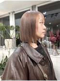 ハイトーン×ボブ 王道可愛いモテスタイル