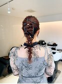 【ヘアセット】編み下ろし