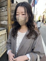 コフィー バイ メルト 吉祥寺(cofy by melt)&nbsp;【三ツ井純】黒髪 ダークアッシュ グレージュ ニュアンスパーマ