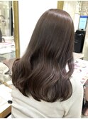 チョコブラウン アッシュブラウン 透明感カラー