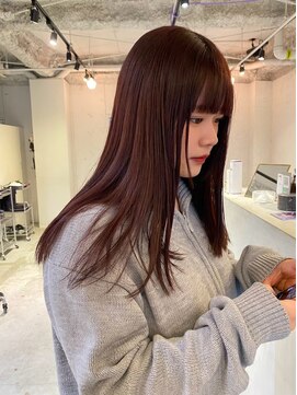 ルーム(Loom.) 顔周りレイヤーレイヤーカットカラーブリーチなしカラー