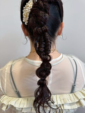 イーストハムヘッドショップ(EAST HAM head shop) 華やかポニーテール/エレガント/ヘアセット