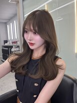 ボタン ハカタ(VOTAN hakata)&nbsp;【中村珠梨】顔周りカット/オリーブカラー/韓国ヘア