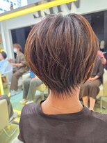 ウィル あべの店(WiLL)&nbsp;イメチェン丸みショートナチュラルウルフ30代40代50代田嶋M1