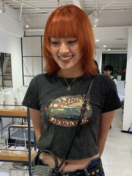 ナリー 裏寺(Nary) オレンジカラー×レイヤー