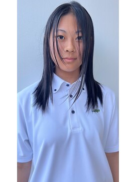 フォークロア 本店(Folk Lore) 伸ばしかけの前髪もレイヤースタイルで中途半端感ゼロ！！！