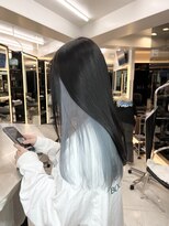 ラピス 渋谷本店(Lapis) インナーカラー/シールエクステ/髪質改善/ホワイトブルーカラー