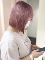 アール 横浜(R) 【MOMO】ブリーチ2.3回ペールピンク/ハイトーン
