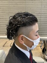 イメージア ボーノ相模大野店(IMAGE-A) 【柔らかな動きで魅せる】スパイラルパーマ 刈り上げ ショート