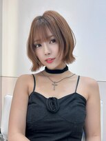 シー バイ ロンド 新宿(Sea by Lond)&nbsp;ミディアム×暗めカラー[デザインカラー/フェイスフレーミング]