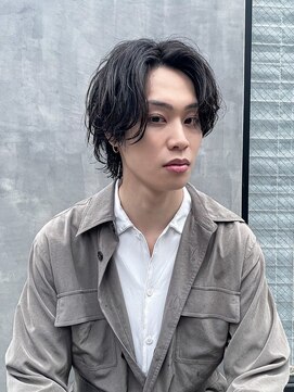 クオル 円山(QOL) ニュアンスセンターパートカルマパーマ毛流れパーマ